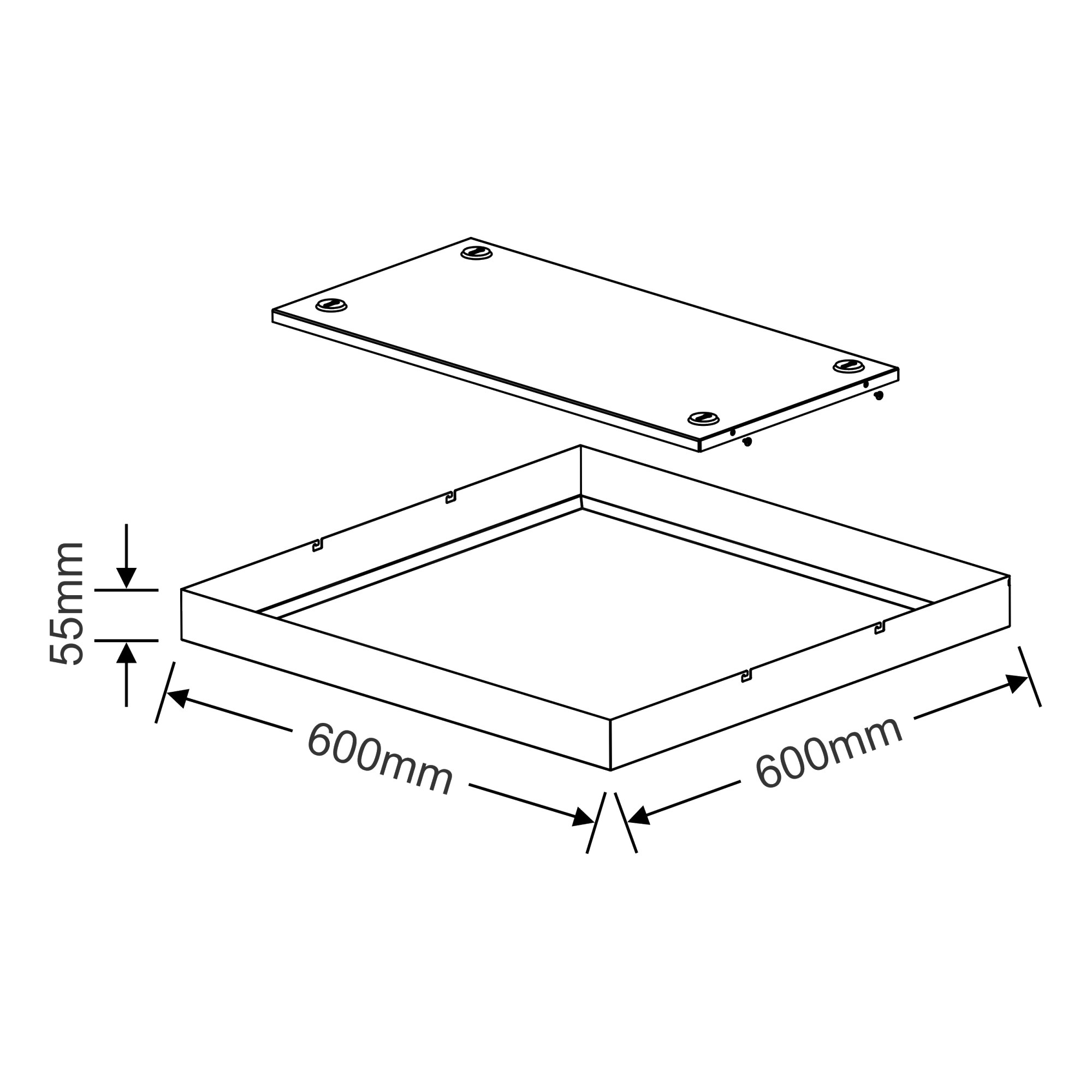 Piano 66 Recessed Ceiling Luminaires Dlux Recessed Ceiling Accessories